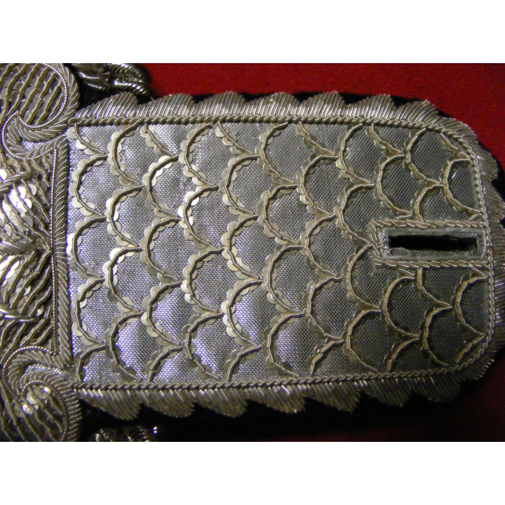 Gendarmerie d'élite. Napoleonic epaulettes for officer. The pair