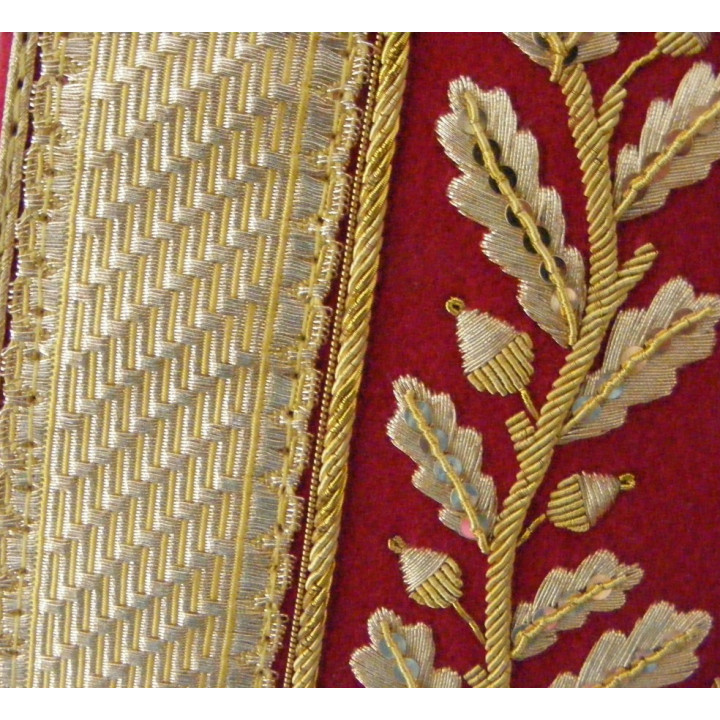 Officer's sabretache, light cavalry type