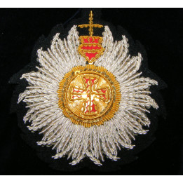 Portugal : plaque brodée de grand croix de l'ordre du Christ du Portugal