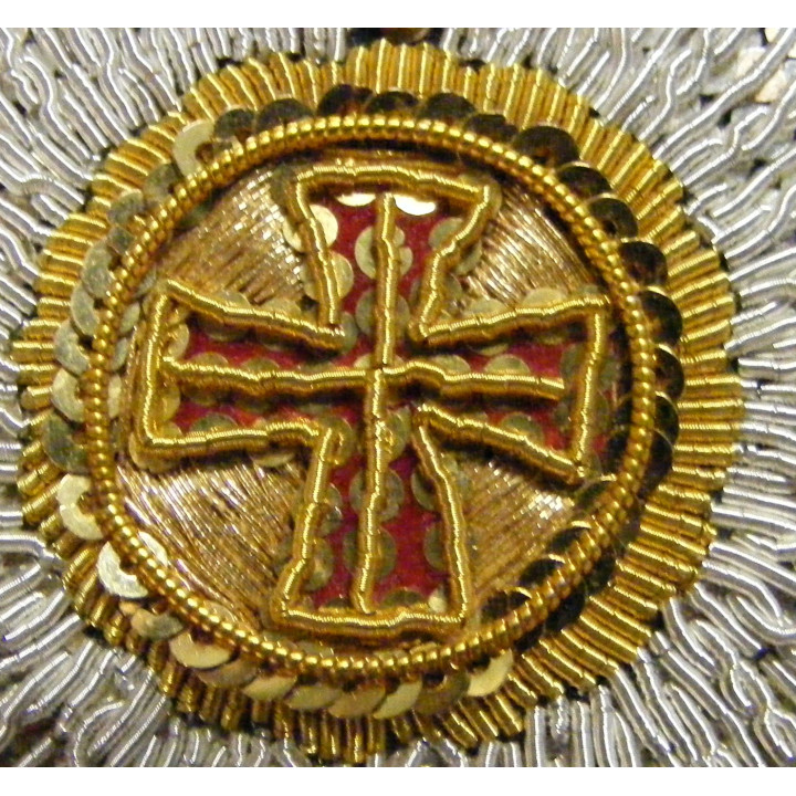 Portugal : plaque brodée de grand croix de l'ordre du Christ du Portugal