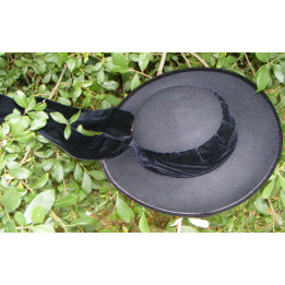 Chapeau breton en feutre - Fab. Française