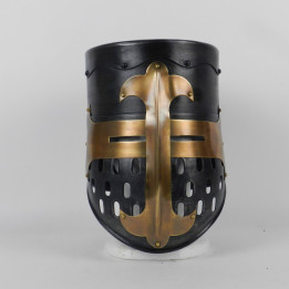 Heaume chevalier noir