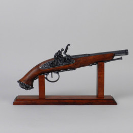 pistolet crosse tête de mort pour pirate