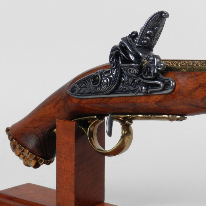 pistolet crosse tête de mort pour pirate