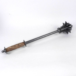 MASSE D ARME A AILETTE ACIER CISELE