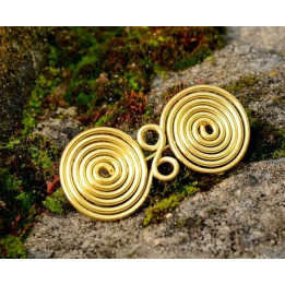 Broche spirale laiton