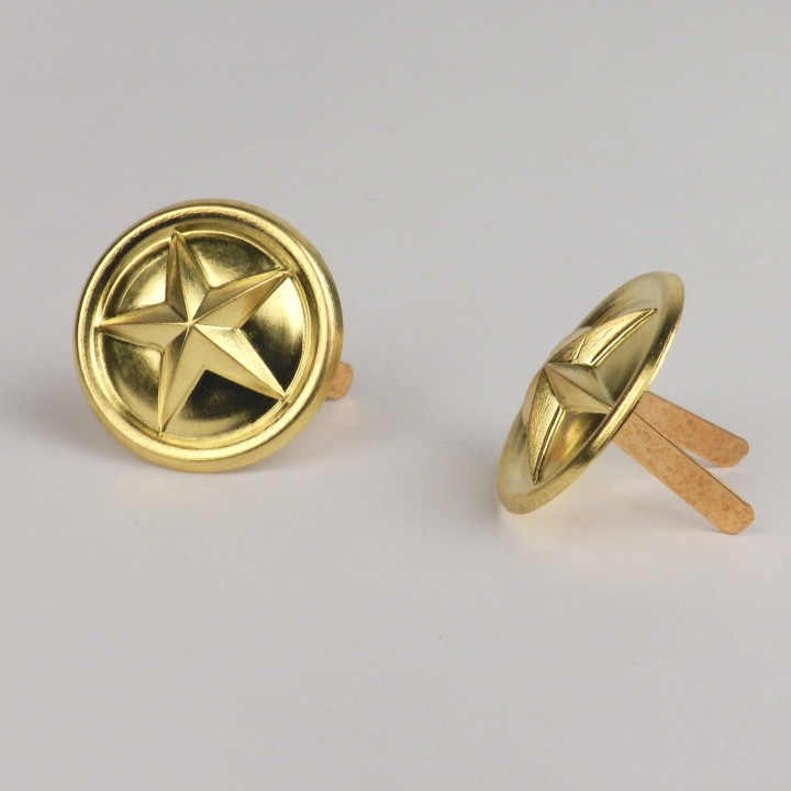 Bossettes jugulaires étoile