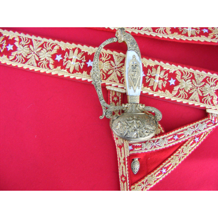 Belt for general or field marshall, First Empire, France