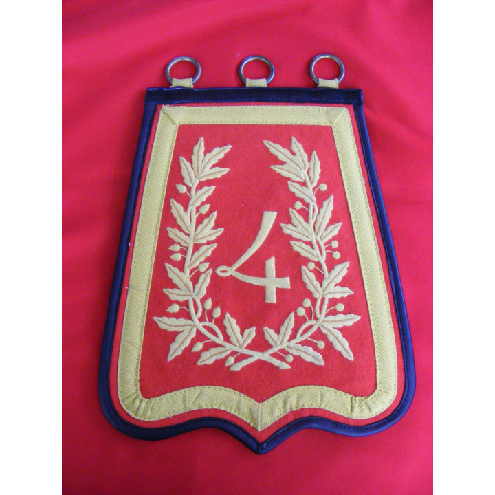 Sabretache du 4 ème hussard troupe - Empire