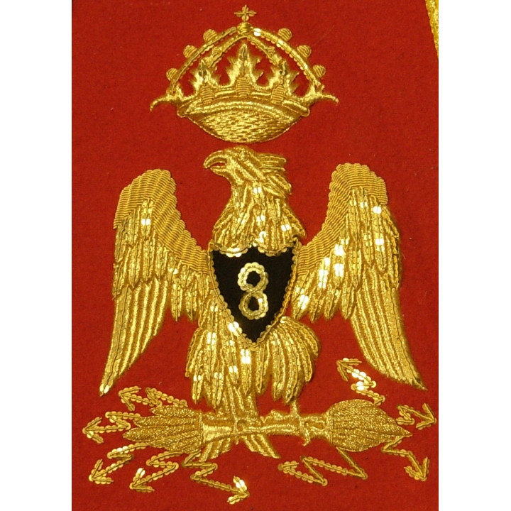 Sabretache of a "major" 8th regt of hussar