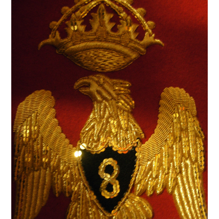 Sabretache de major du 8e hussard, Empire