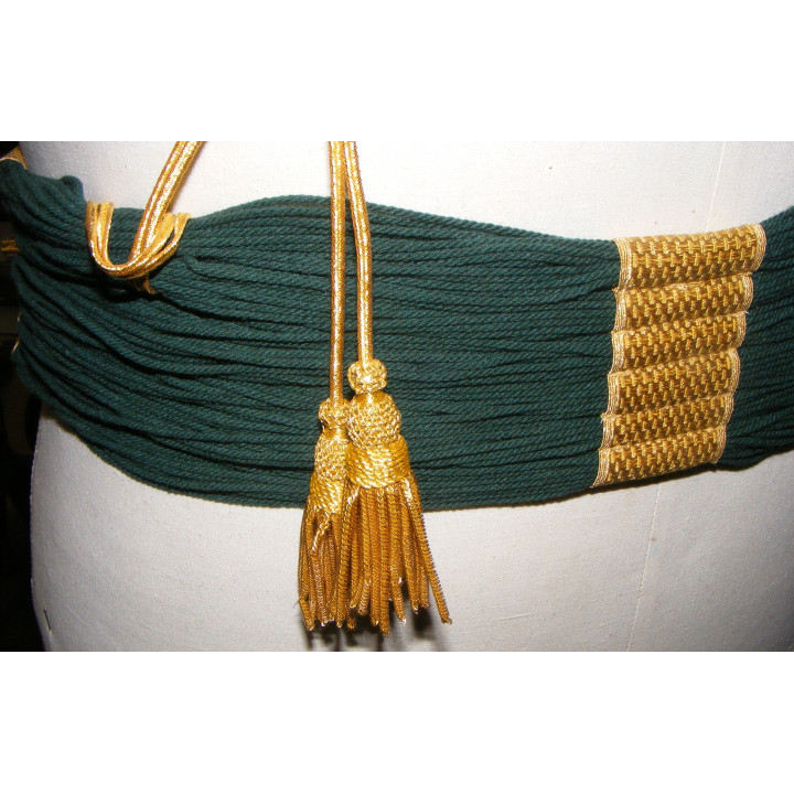 Ceinture écharpe, officier cavalerie légère, version simplifiée