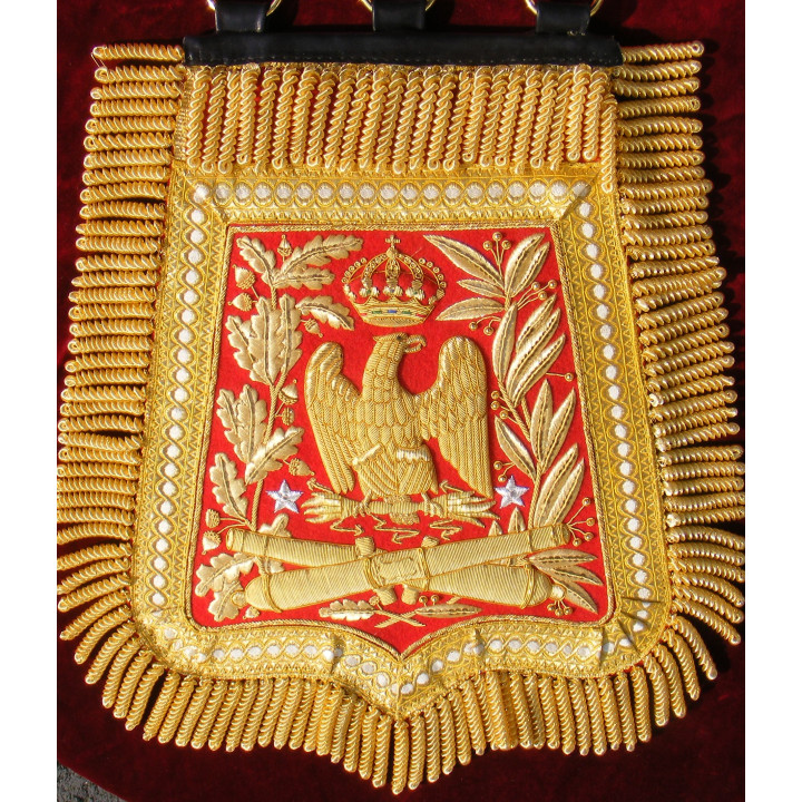 Sabretache de general de l'artillerie de la garde