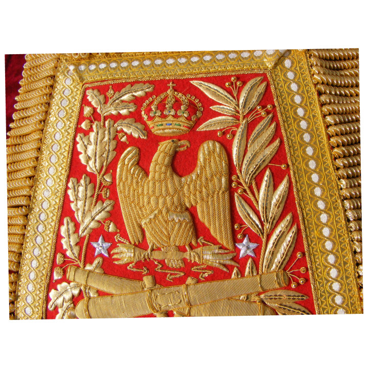 Sabretache de general de l'artillerie de la garde