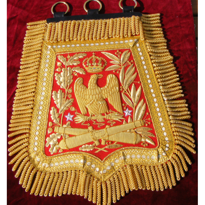 Sabretache de general de l'artillerie de la garde