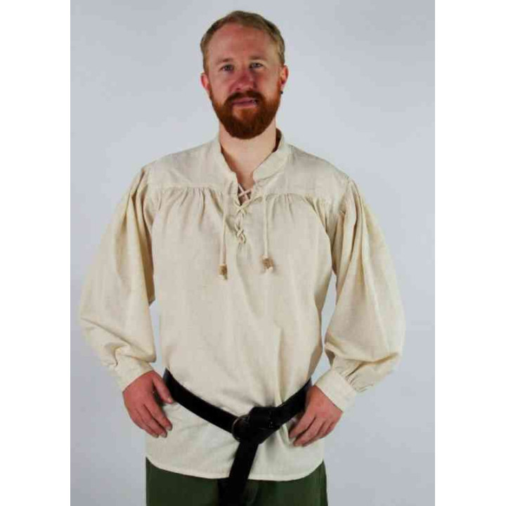 chemise perceval en coton écru