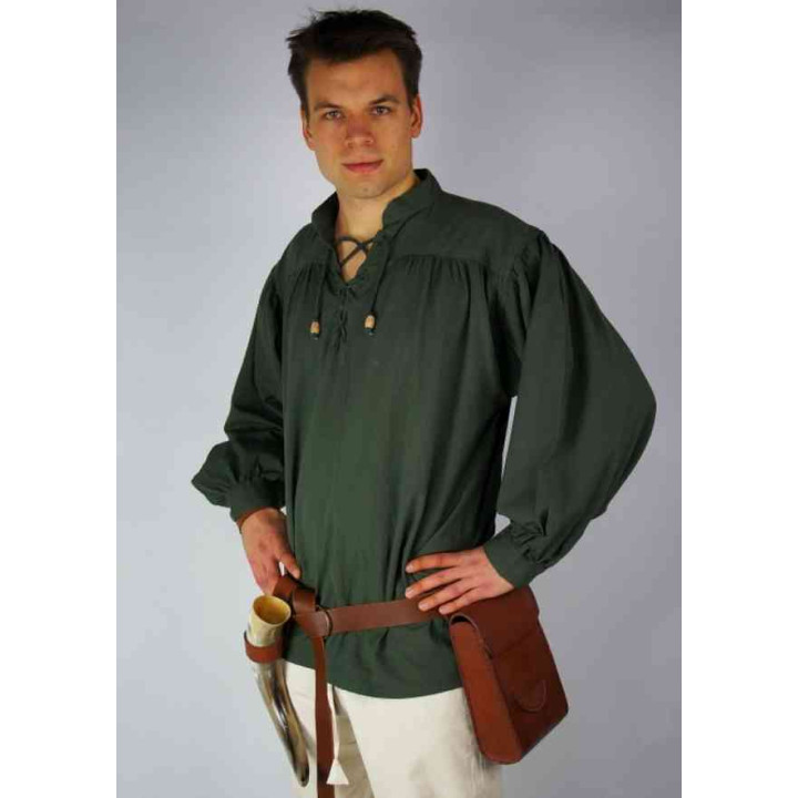 chemise perceval en coton vert