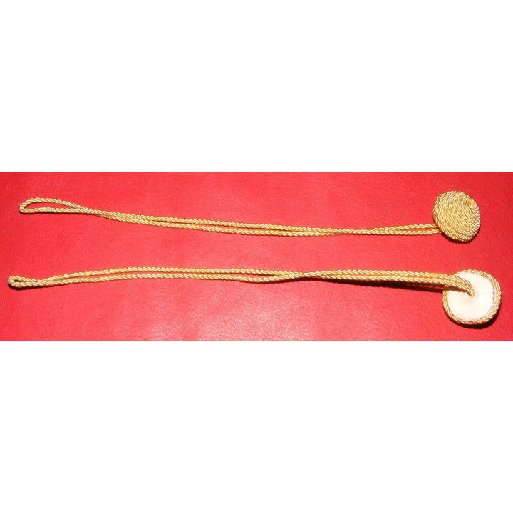 Boutons de fixation de hausse-col - Fab. francaise - La paire