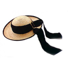 Chapeau breton en paille - Fab. Française