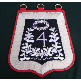 Sabretache "officier superieur du 4ème regt d'artillerie montee de la ligne