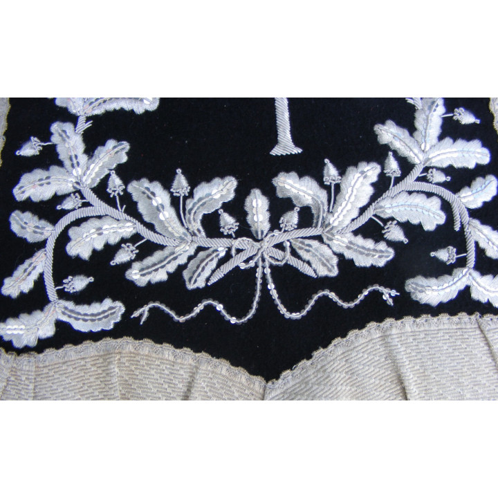 Sabretache du 4e regt d'artillerie montée de la ligne - Officier supérieur - Empire