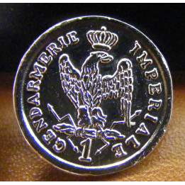 Boutons de la gendarmerie 1ère legion - 18 et 21 mm- L'unité