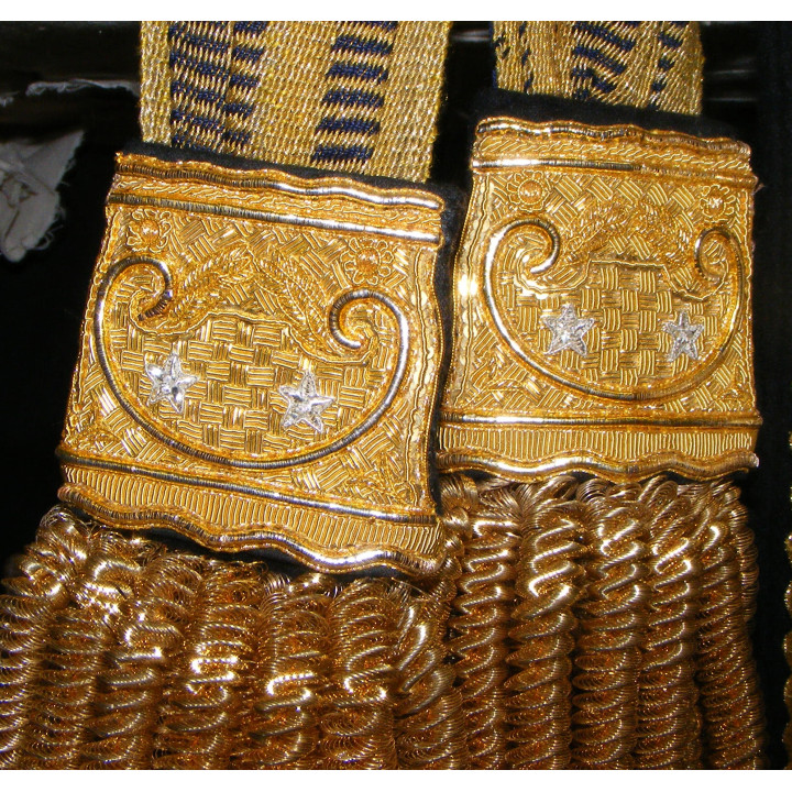 Écharpe de commandement de général de brigade premier Empire