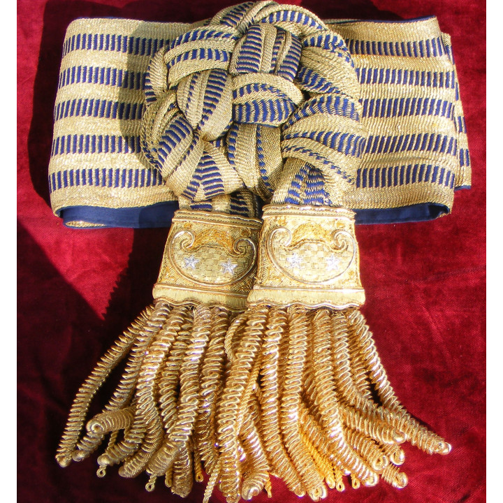 Écharpe de commandement de général de brigade premier Empire