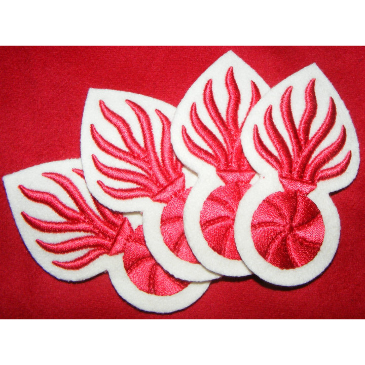 Grenades pour retroussis - Brodées machine