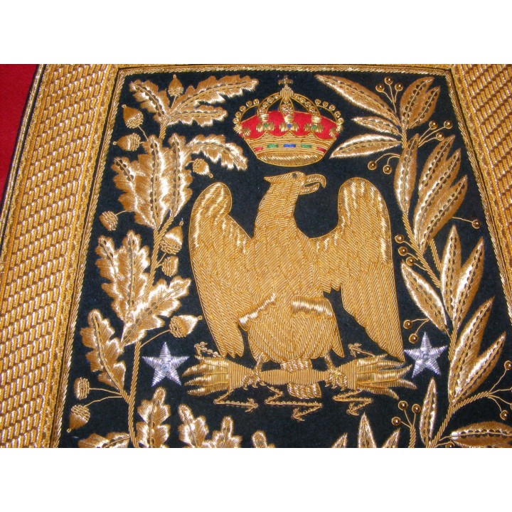 Sabretache of "general de brigade", light cavalry, red or dark green