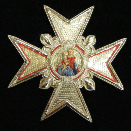 Decoration of "order of saint lazare and notre dame du mont carmel", silver
