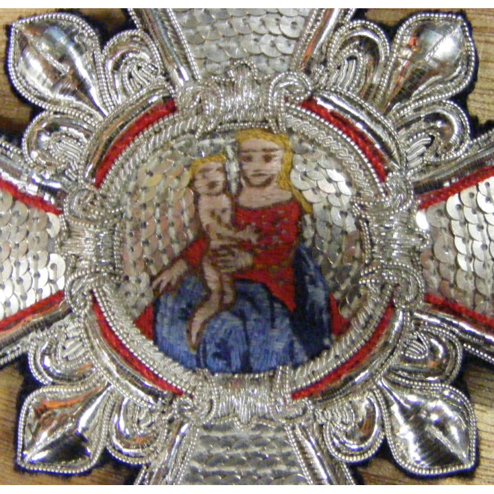 Decoration of "order of saint lazare and notre dame du mont carmel", silver