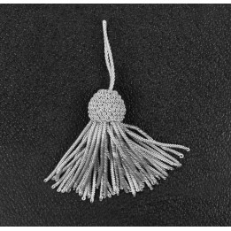 pompn grosse boule ARGETN  franges fine AVEC cordon.jpg