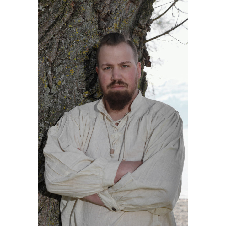 chemise perceval en coton écru