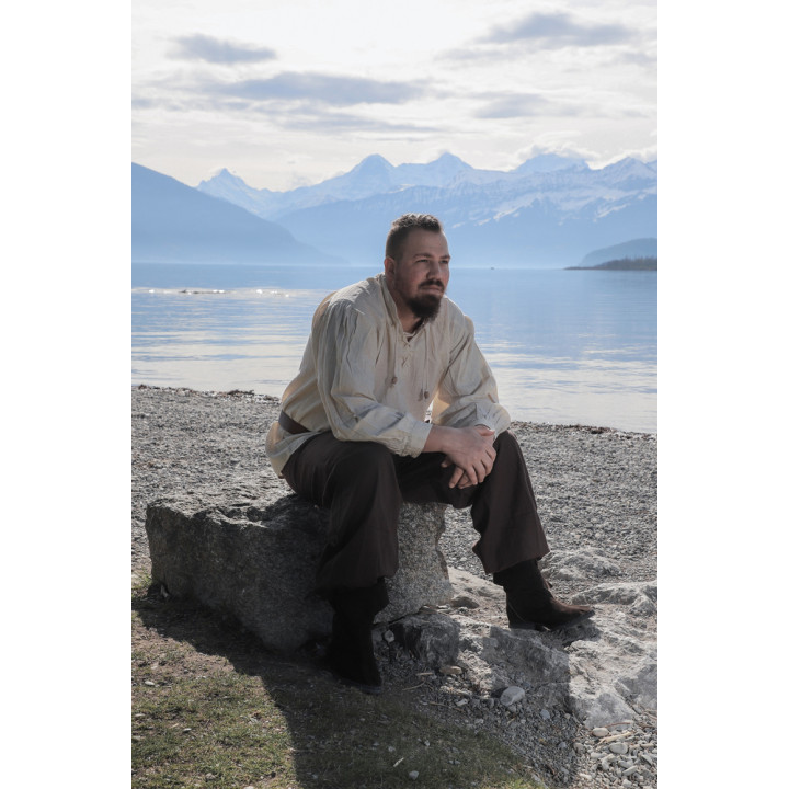 chemise perceval en coton écru