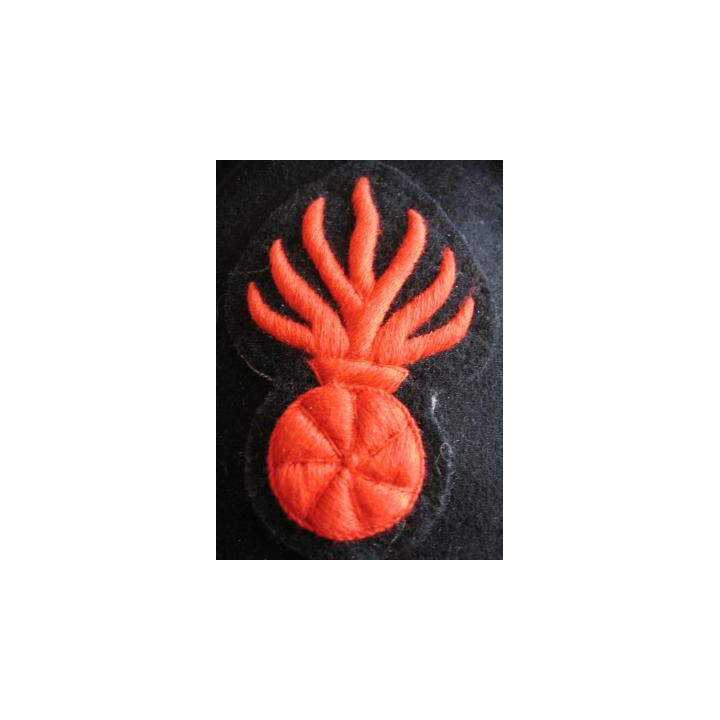 Police headgear grenades ornaments for troopers, hand-embroidered