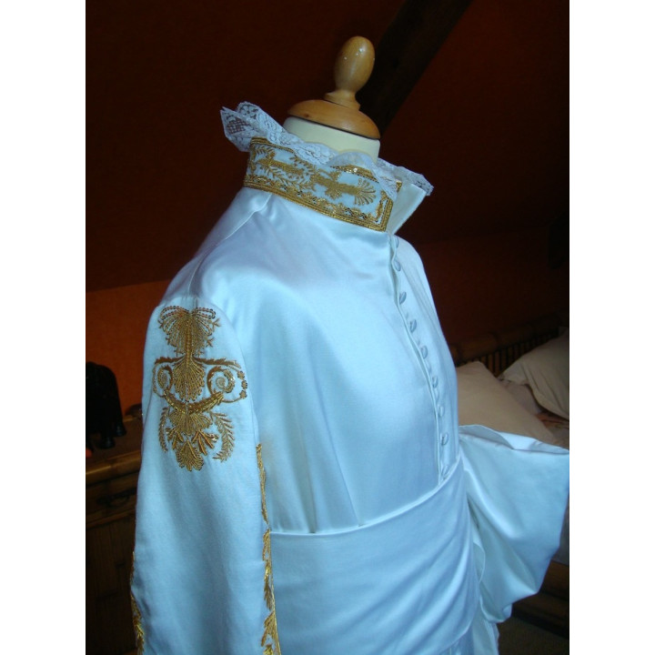 Tunique et écharpe du sacre de l'Empereur Napoléon Ier