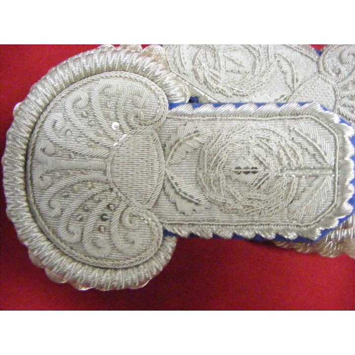 Épaulettes d'officier Empire - Palmes sur égide, chêne et laurier sur corps - Type I - La paire