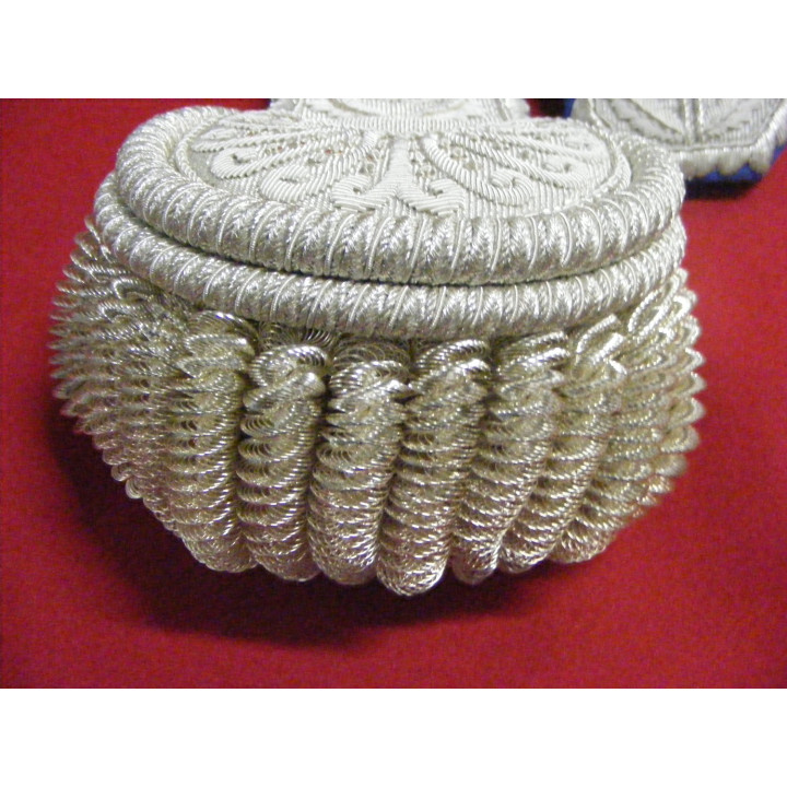 Épaulettes d'officier Empire - Palmes sur égide, chêne et laurier sur corps - Type I - La paire