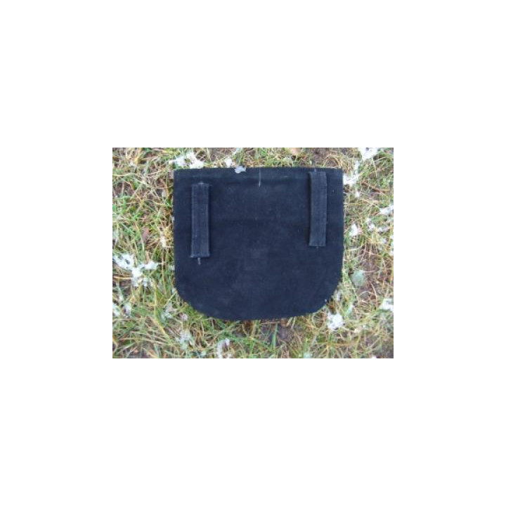 Bourse Alix en daim et fermoir dragon