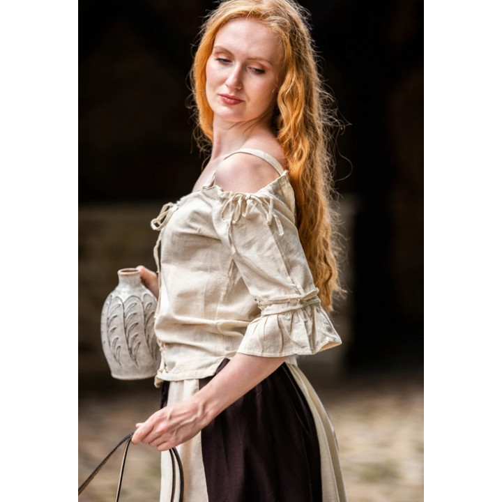 chemisier en coton écru