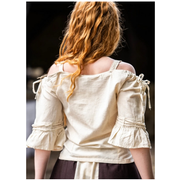 chemisier en coton écru