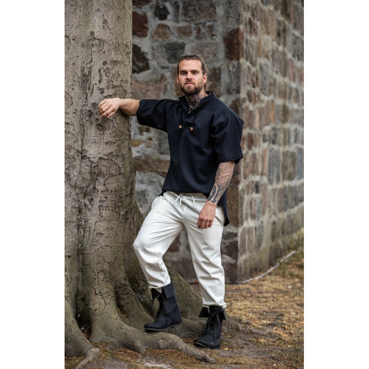 pantalon coton écru