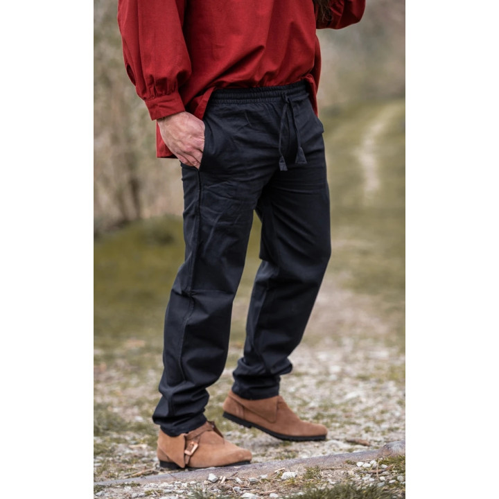 pantalon coton noir