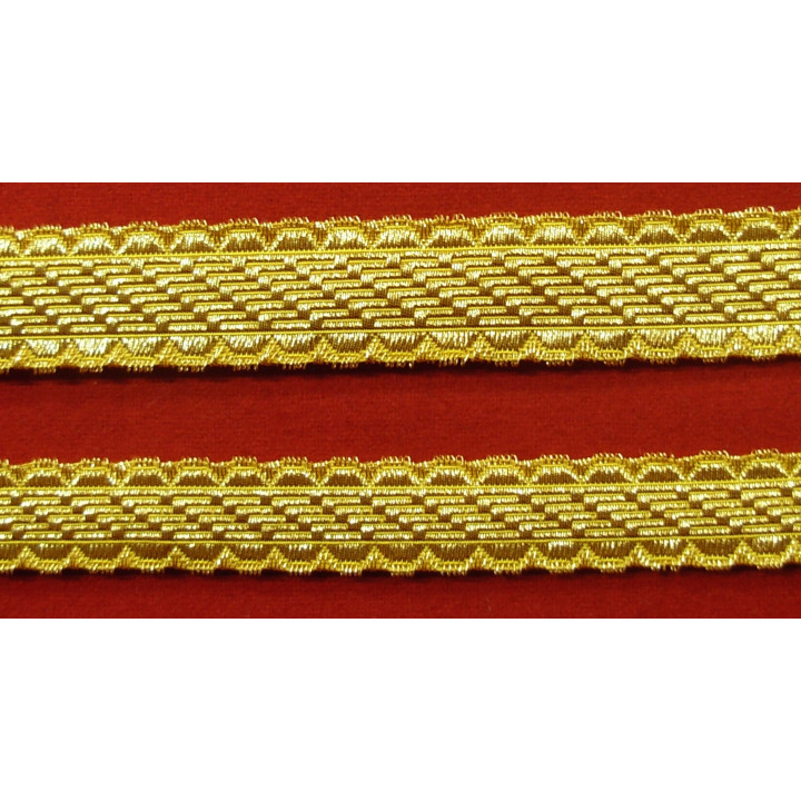 Soubise or simple face - Galon militaire - Fab Française - Le mètre