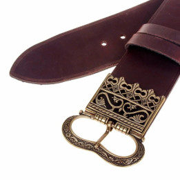 CEINTURE LARGE PLAQUE DE RIVET MARRON ET LAITON.jpg