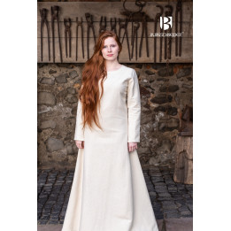 Sous robe en coton écru