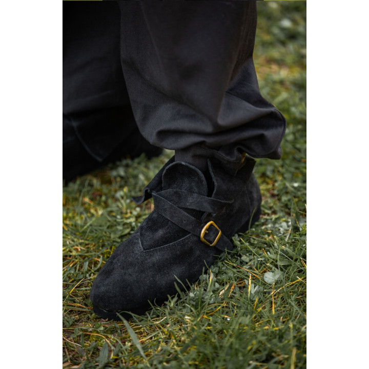 Chaussures noir en cuir