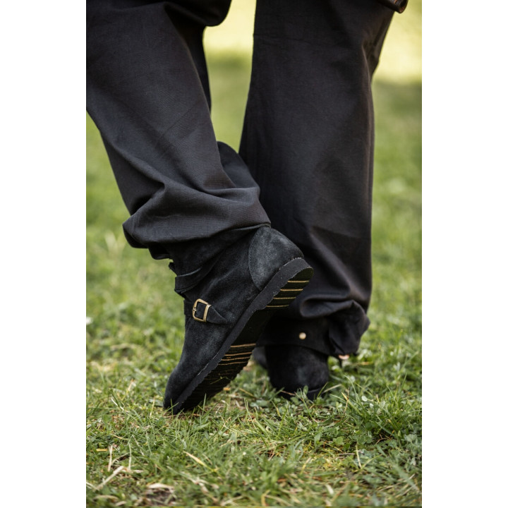 Chaussures noir en cuir