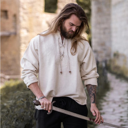 Chemise Guillaume en coton écru épais